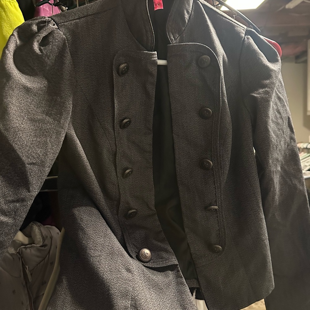 Heart Soul‎ Black Buttoned Blazer